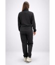 Conjunto Agasalho Feminino Tactel com Elastano Butu Biru Preto Bordô